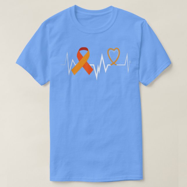 Frauen Herzklopfe Leukämie Ribbon Leukämie T-Shirt (Design vorne)
