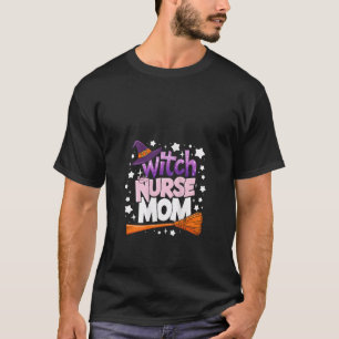 Frauen Hexenmeister Mama Halloween Spooky Season M T-Shirt