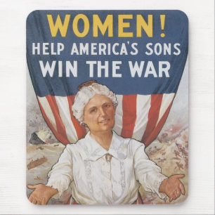 Frauen! Hilfe für Amerikas Söhne Mousepad