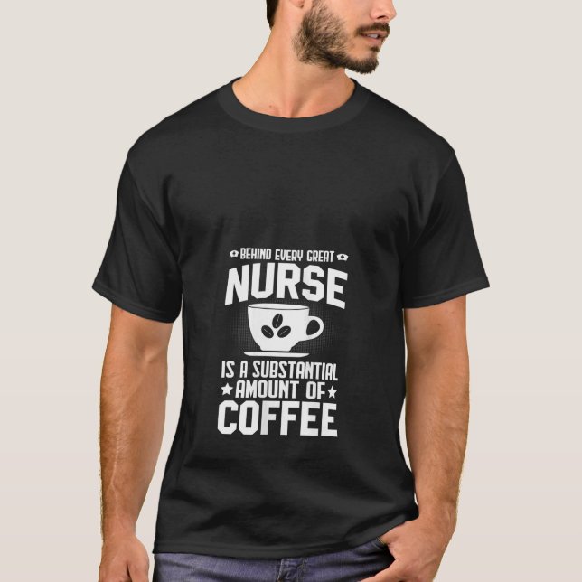 Frauen hinter jeder großen Krankenschwester ist ei T-Shirt (Vorderseite)