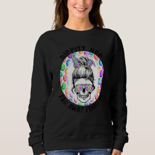 Frauen Hippity Hop weit weg von mir Osterhass B Sweatshirt