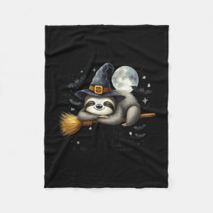 Frauen hocus slowcus lustiger Halloween-Faultier-H Fleecedecke