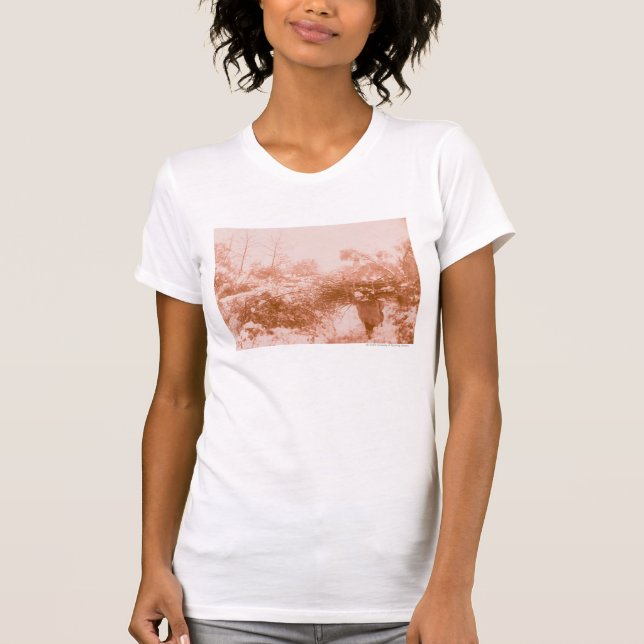 Frauen-Holz-Sammler T-Shirt (Vorderseite)