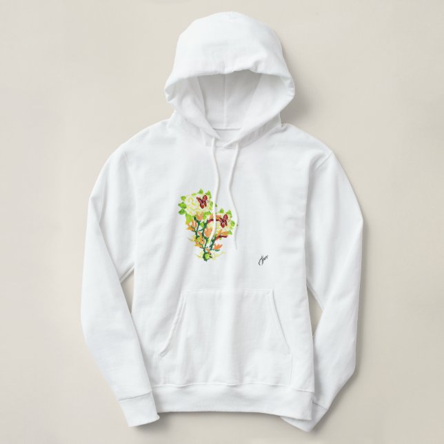 Frauen Hoodie : Asiatische Zeit der Schönheit (Design vorne)
