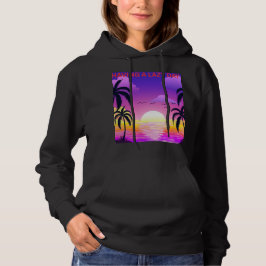 Frauen-Hoodie für einen faulen Tag mit Sonnenunter Hoodie
