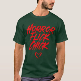 Frauen Horrorfilm Horrorschinken Liebhaber V-Aussc T-Shirt