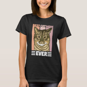 Frauen Hübsche Katze Liebt Tiere Katzenmutter T-Shirt