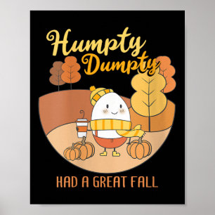 Frauen Humpty Dumpty Hatte Einen Großen Sturz Lust Poster
