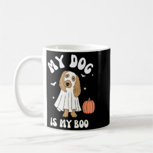 Frauen Hund Ist Boo Für Halloween Stimmung Schwarz Kaffeetasse