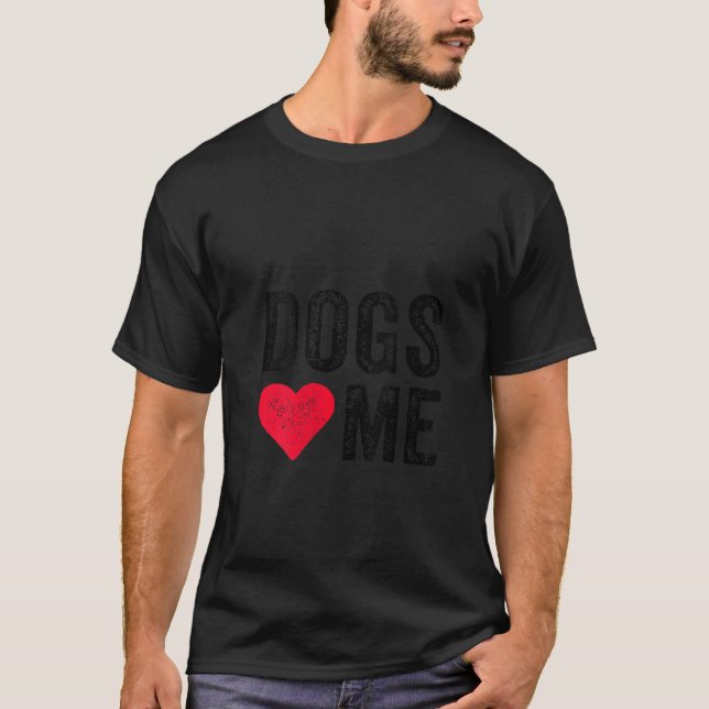 Frauen Hunde Liebe Me Herz Haustier Besitzer Hund  T-Shirt (Vorderseite)