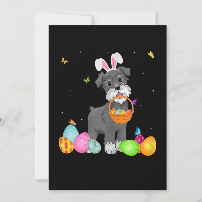 Frauen Hunde Mama Geschenk Niedlich Bunny Schnauze Ankündigung (Vorderseite)