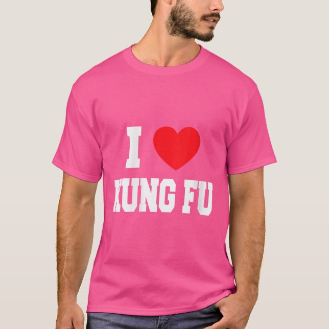 Frauen I Liebe Kung Fu T-Shirt (Vorderseite)