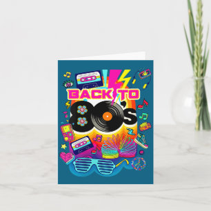 Frauen I Love 80er, Bunte Rückkehr zur Mode der 80 Karte