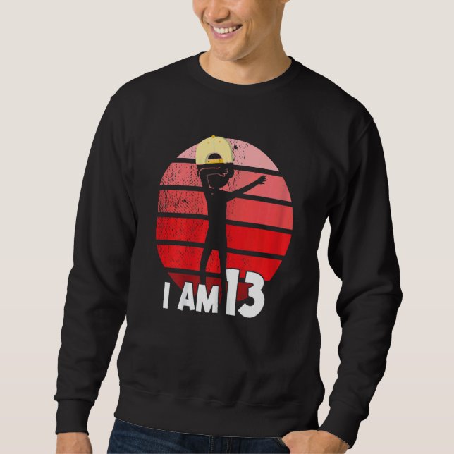 Frauen Ich bin 13 Geburtstag Sweatshirt (Vorderseite)
