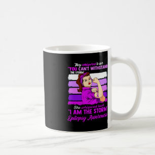 Frauen Ich bin die Storm Epilepsy-Kriegerin Kaffeetasse