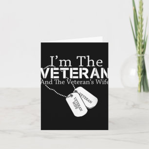 Frauen Ich bin die Veteranenveteranen-Tag USA Mili Karte