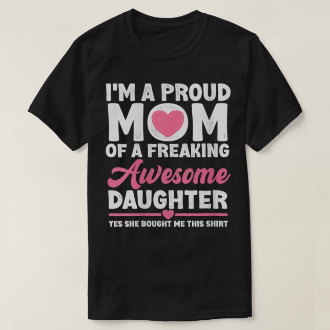 Frauen, ich bin ein stolzes Mama T-Shirt von Daugh (Design vorne)