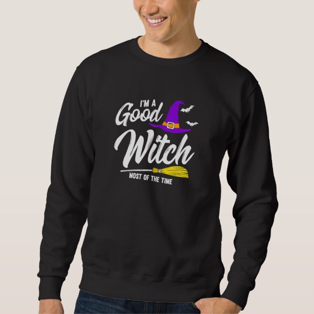 Frauen, ich bin eine gute Hexe Sweatshirt (Vorderseite)