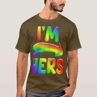 Frauen ich bin ihr Bi Biseual LGBT Pride Monat T-Shirt