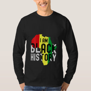 Frauen ich bin schwarze Geschichtsmonat Männer Fra T-Shirt