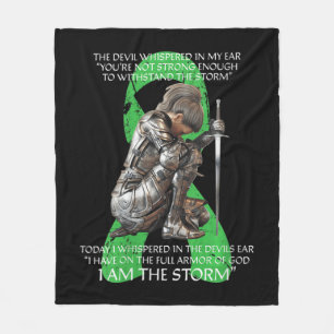 Frauen Ich bin Storm Non Hodgkins Lymphom Christli Fleecedecke