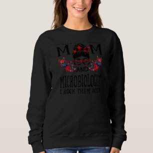 Frauen ich habe zwei Titel Mama und Mikrobiologe,  Sweatshirt
