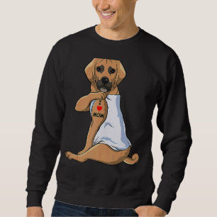 Frauen ich Liebe Mama Tattoo Puggle Mama Hunde Fra Sweatshirt