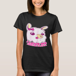 Frauen Ich Liebe meine Tante Llama für Tante Cool T-Shirt