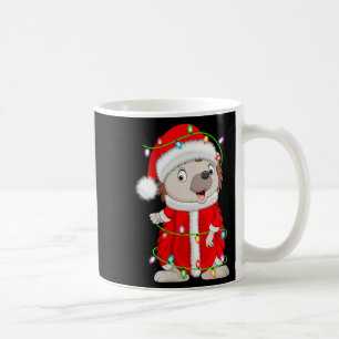 Frauen Igel Weihnachtsbeleuchtung Santa Kostüm Sch Kaffeetasse