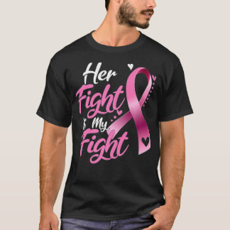 Frauen Ihr Kampf ist meine Kampagne gegen Brustkre T-Shirt
