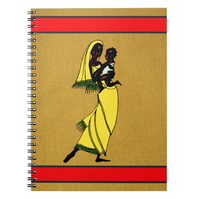 Frauen im Afrika-Notebook Notizblock (Vorderseite)