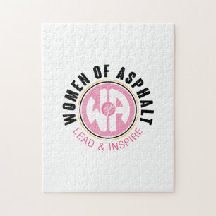 Frauen im Asphalt-Puzzle Puzzle