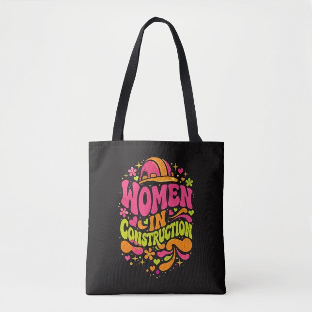 Frauen im Baugewerbe Retro-Empowerment (Vorderseite)