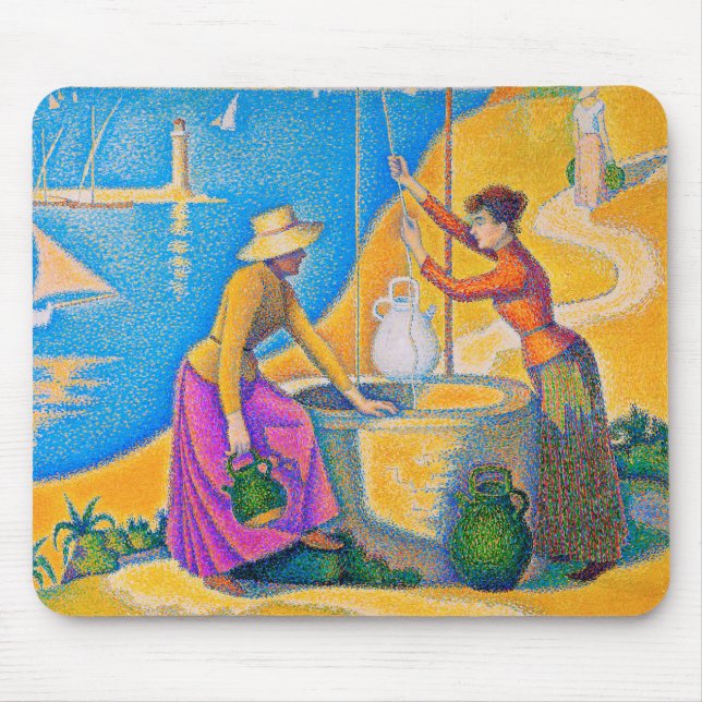 Frauen im Brunnen, Signac Mousepad (Vorne)