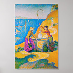 Frauen im Brunnen, Signac Poster