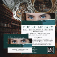 Frauen im Buch, Bibliothekswerbung