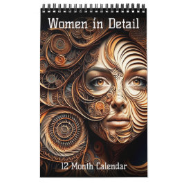 Frauen im Detail 12 Monatskalender (einzelne Seite Kalender