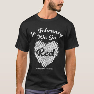 Frauen im Februar gehen wir zu den amerikanischen T-Shirt