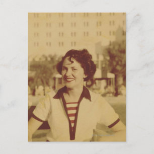 Frauen im Freien Postkarte