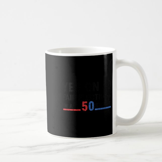 Frauen im Funny Yes bei 50 fairen Wahlen in allen  Kaffeetasse (Rechts)