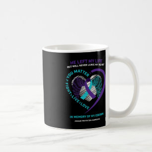 Frauen im Gedächtnis der Cousin Suizidprävention a Kaffeetasse
