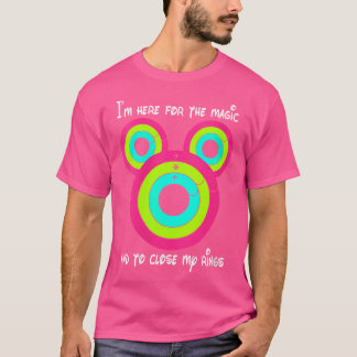 Frauen I'M Hier Für Die Magie Und Um Meinen Ring Z T-Shirt