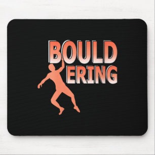 Frauen im Inneren Bouldering Rock Climbing Athleti Mousepad