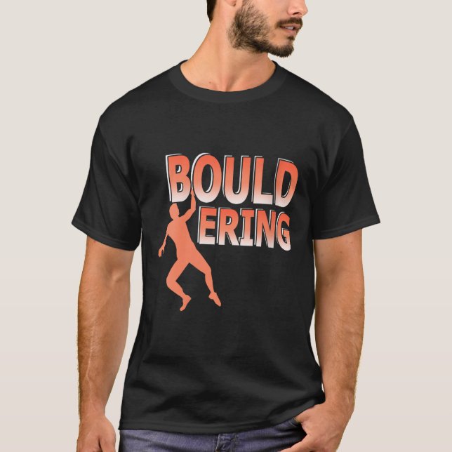 Frauen im Inneren Bouldering Rock Climbing Athleti T-Shirt (Vorderseite)