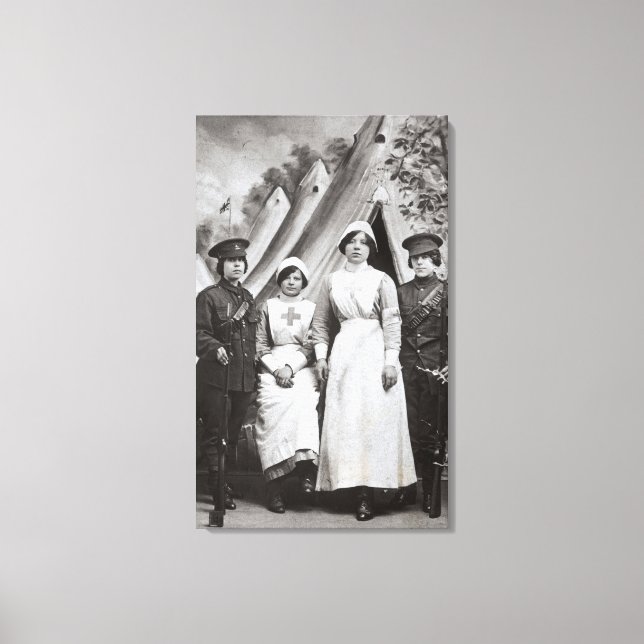 Frauen im Krieg, 1914-18 Leinwanddruck (Vorderseite)