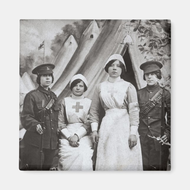 Frauen im Krieg, 1914-18 Magnet (Vorne)