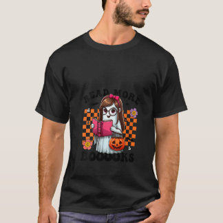 Frauen im Niedlichen Ghost-Buch Mehr Bücher Funny  T-Shirt