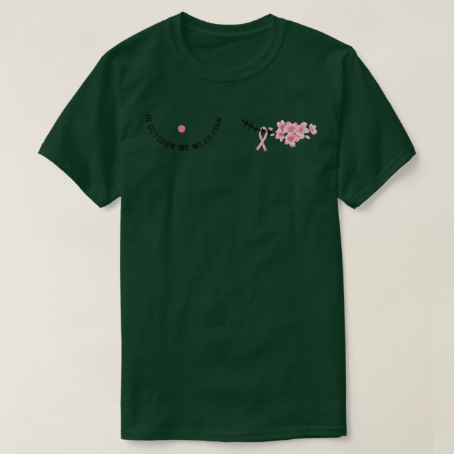 Frauen im Oktober tragen wir rosa Brustkrebs-Aware T-Shirt (Design vorne)