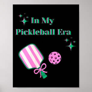 Frauen im Pickleball-Zeitalter Coquette lustiger P Poster