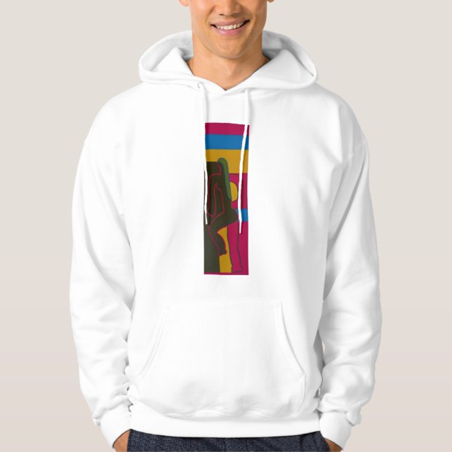 Frauen im Rosa Hoodie (Vorderseite)